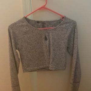 Gymshark cropped long sleeve top
